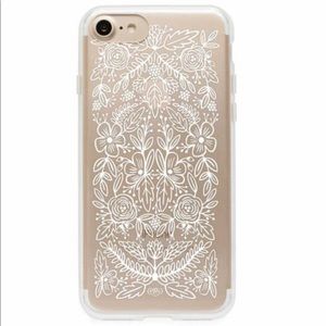 Clear Floral Rifle Paper Co iPhone 7 PLUS Case
